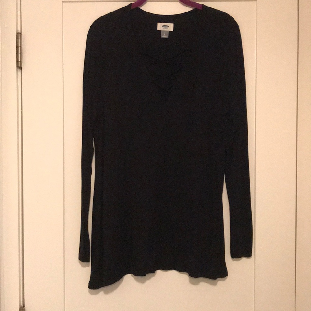 Black Cross Cross Long Sleeve